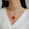 ANTHOS - NECKLACE _ s925 Red colour ANTHOS - NECKLACE _ s925 Red colour