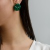 ANTHOS - EARRINGS _ s925 Green colour ANTHOS - EARRINGS _ s925 Green colour