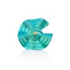 CHOROCHRONOS - 18K GOLD, TITANIUM AND DIAMOND RING _LM1 turquoise
