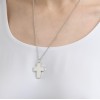 WHITE GOLD CROSS - L2 - GM