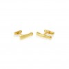 ECHOS 1 YELLOW GOLD CUFFLINKS 