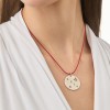 ENASTRON - NECKLACE _ S925 WHITE GOLD COLOUR