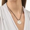 ENASTRON - NECKLACE _ S925 WHITE GOLD COLOUR