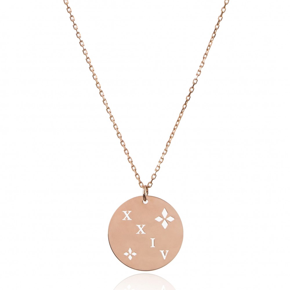 ENASTRON - NECKLACE _ S925 ROSE GOLD COLOUR