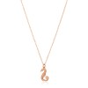 IPPOKAMPOS NECKLACE 2 _ MM Rose Gold colour  