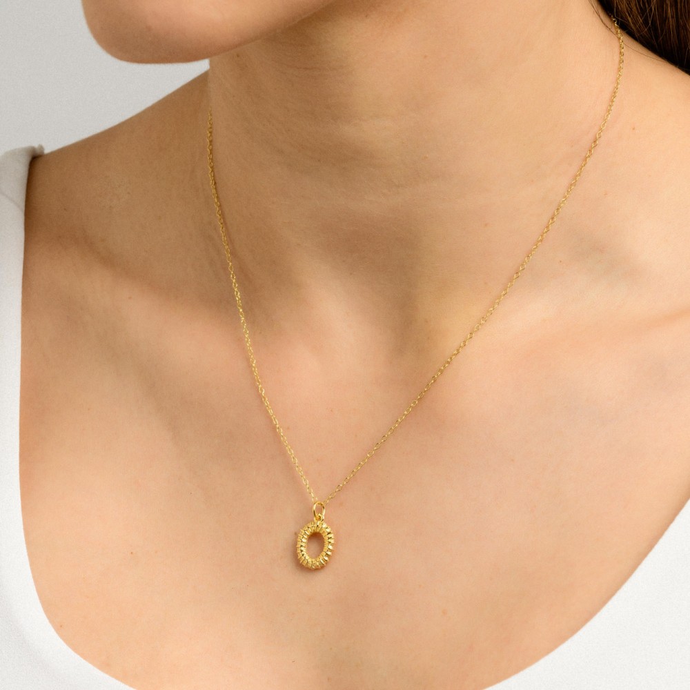 IPPOKAMPOS NECKLACE ZERO _ MM Yellow Gold colour 