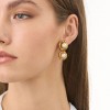 PERIVALLON 4 PEARLS YELLOW GOLD EARRINGS
