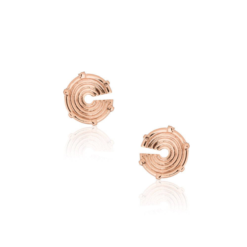 CHRONOS 18K ROSE GOLD EARRINGS _SM
