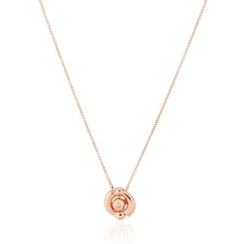 PERIVALLON 18K ROSE GOLD NECKLACE _1D.SM