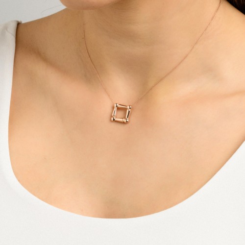 ECHOS-T 18K ROSE GOLD NECKLACE _SM