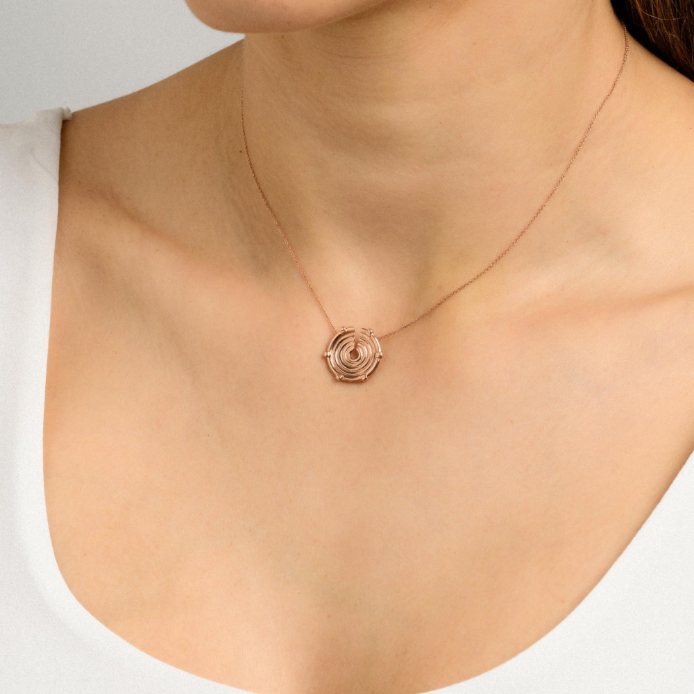 CHRONOS 18K ROSE GOLD NECKLACE _SM
