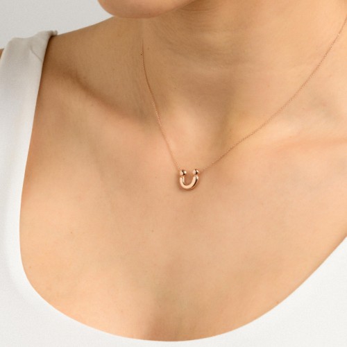 HAMOGELO 18K ROSE GOLD NECKLACE _SM