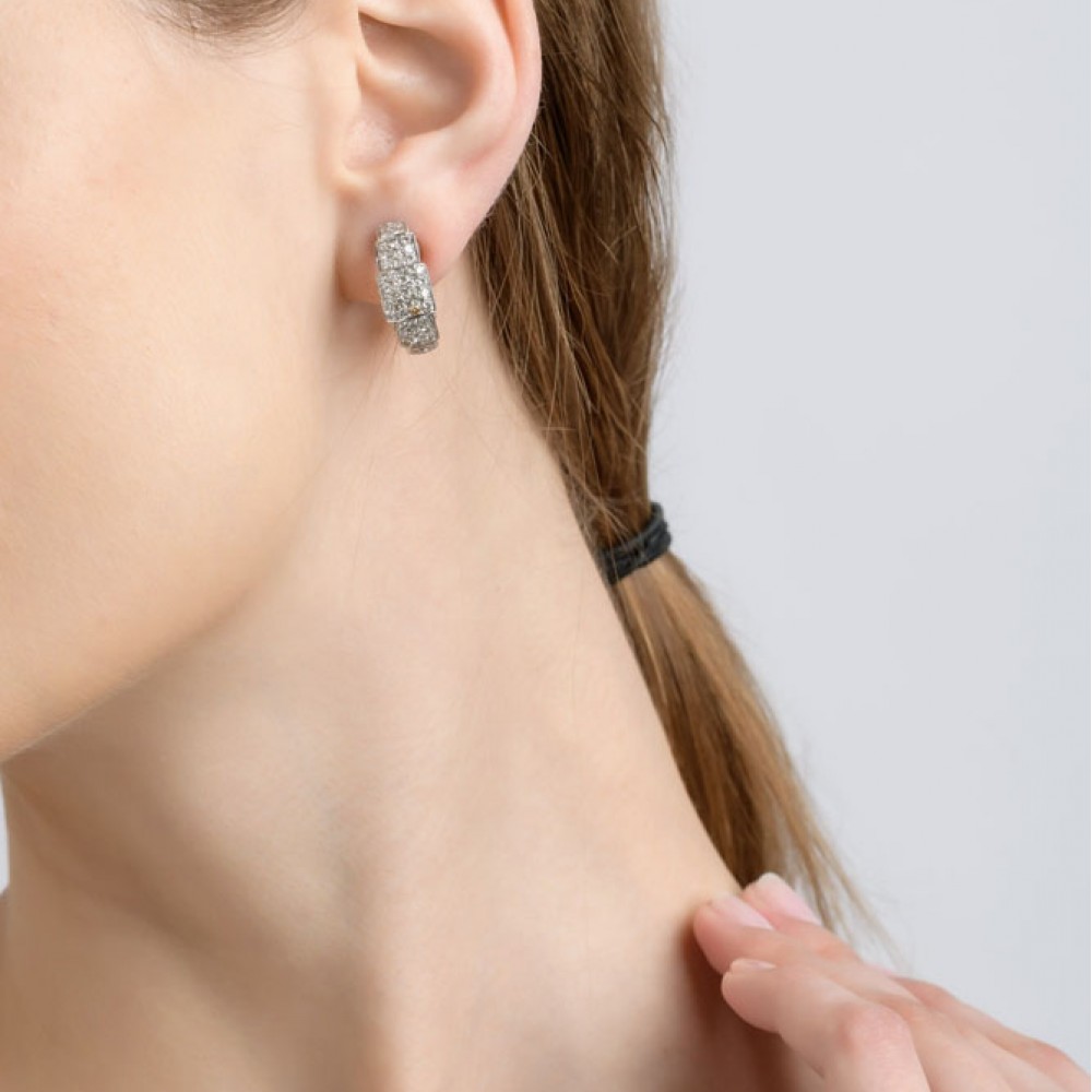 ORTHOGONIA SYMMETRIA -5L DIAMOND EARRINGS