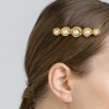 PERIVALLON PEARLS ROSE GOLD BROOCH  