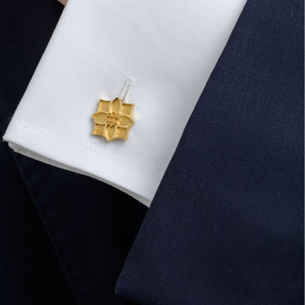 SYMPHONY - G YELLOW GOLD CUFFLINKS
