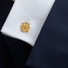SYMPHONY - G YELLOW GOLD CUFFLINKS