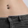 HYDROGIOS -Τ DIAMOND BELLY BUTTON RING
