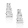 ECHOS -KR  WHITE GOLD EARRINGS