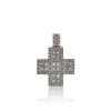 PRINCESS CUT INVISIBLE SETTING DIAMONDS & BRILLIANT CUT DIAMOND CROSS _ 20 PR PRINCESS CUT INVISIBLE SETTING DIAMONDS & BRILLIANT CUT DIAMOND CROSS _ 20 PR