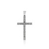 22 PRINCESS CUT DIAMONDS CROSS