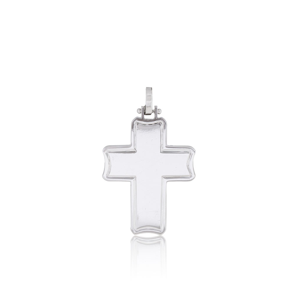WHITE GOLD CROSS - L2 - GM