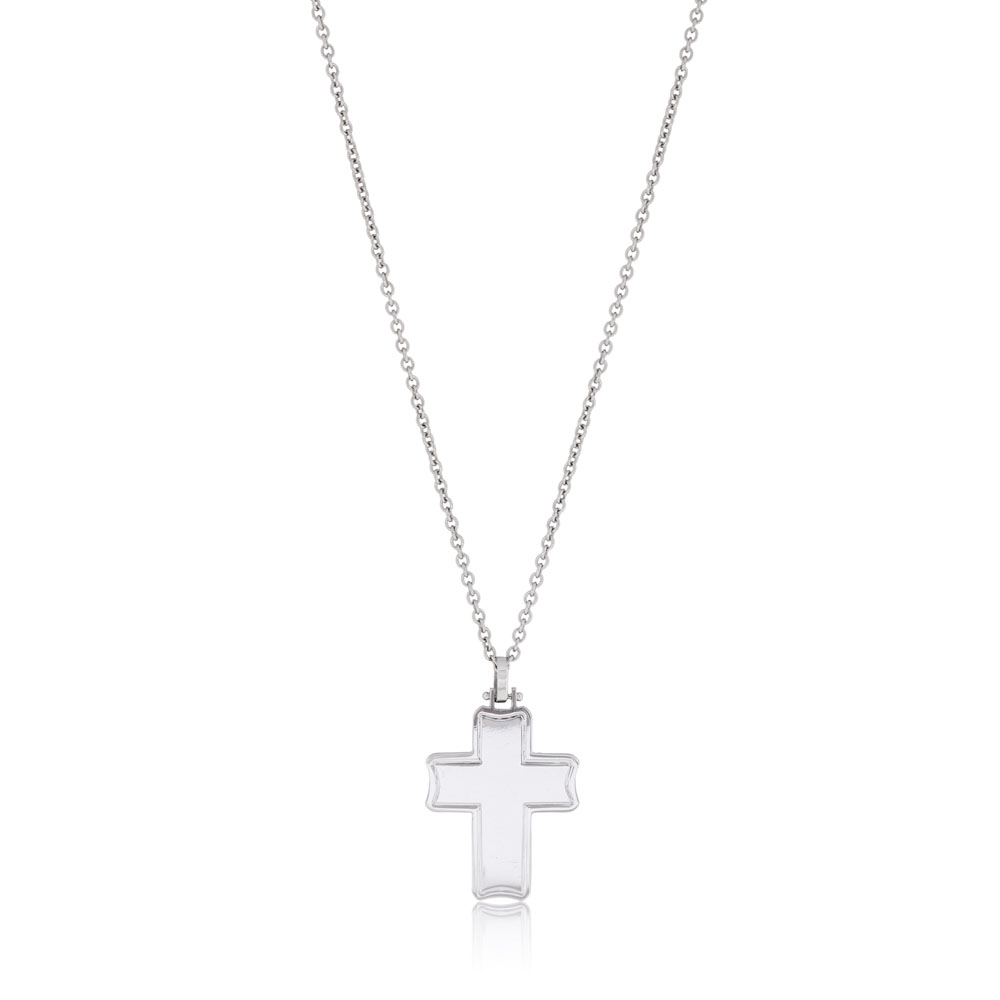 WHITE GOLD CROSS - L2 - GM