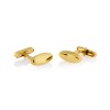 ΚINISI YELLOW GOLD CUFFLINKS 