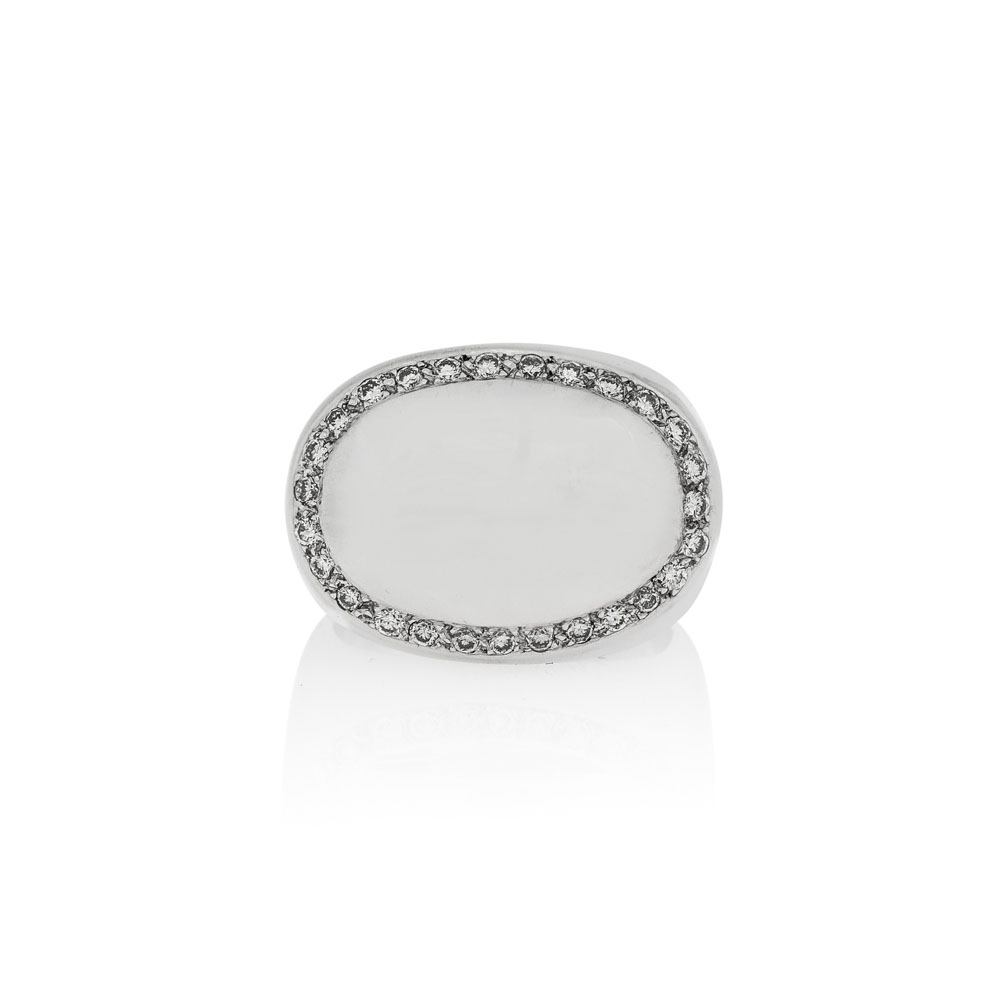 OVAL -1 SYMBOLS DIAMOND RING 