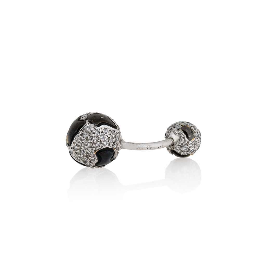 HYDROGIOS -Τ DIAMOND BELLY BUTTON RING